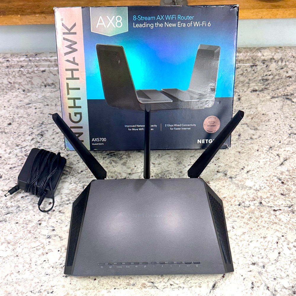 NETGEAR Nighthawk AX8 Wireless Router - Gray